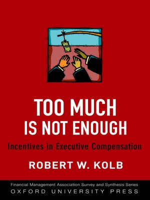 cover image of Too Much Is Not Enough